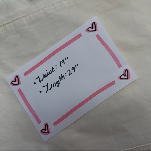 H&M Cream Off White Cotton Relaxed Fit Lightweight Pants Size L - Picture 7 of 7